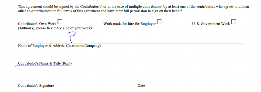 关于期刊“Journal of Nanoscience and Nanotechnology”如何填写版权转让问题