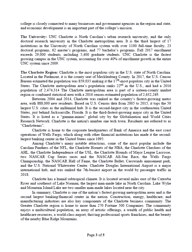 美国北卡夏洛特UNCC招收2020Fall交通方向全奖PHD-2