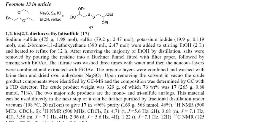 制备二硫化合物要严格无水吗?还有amberlyst 15 是什么?-1