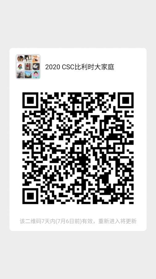 2020比利时CSC小伙伴组队