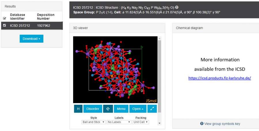 求CCDC 1927962的cif